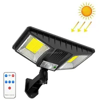 Tg-Ty081 Led Solar Wall Light Body Sensation Outdoor Waterproof Courtyard Lamp with Remote Control, Style 160 Cob Integrated
