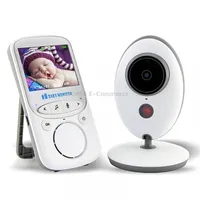 Vb605 2.4 inch Lcd 2.4Ghz Wireless Surveillance Camera Baby Monitor, Support Two Way Talk Back, Night VisionWhite