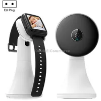 Vb606 Smart Watch Style Baby Monitor Portable 2.4Ghz Wireless Video Cry Alarm Mic CameraEu Plug