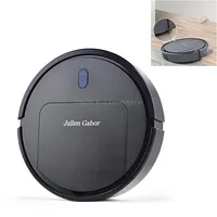 Wt-04 Charging Mini Smart Sweeping Robot Lazy Home Automatic Cleaning Machine Black