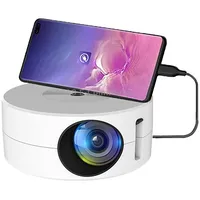 Yt200 320 X 180P Led Hd Mini Projector Usb Powered Support Wired Connection Phone ScreenWhite