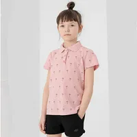 4F Polo krekls Hjl22-Jtsd004 56S / rozā 128 cm