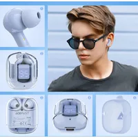 Acefast in -Ear wireless headphones Tws Bluetooth light blue T6 ice