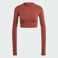Adidas T-Shirt by Stella Mccartney Truestrengh Crop Longsleeve Top W Hr2196