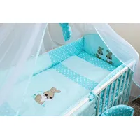 Ankras Trušu aizsargs bērnu gultiņas kāpšļu garumam 360Cm tirkīza Art1837274