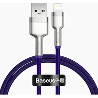 Baseus Cafule Series Metal Data Cable Usb - Lightning 2.4A 1 m violet Caljk-A05