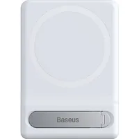 Baseus Foldable Magnetic swivel stand holder for iPhone Magsafe White Luxz010002