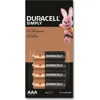 Baterijas Duracell Aaa Lr03 4Pack Art1186787