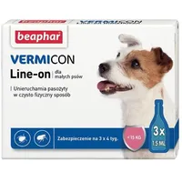 Beaphar Vermicon Line-On Drops against fleas and ticks for dogs S - 3 x 1,5 ml Art1702697