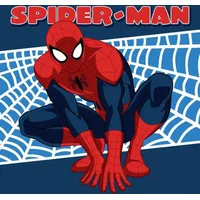 Burvju dvielis 30X30 Spider Man 021 uz zirnekļa tīkla, tumši zils 8675 1520376