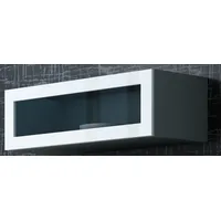Cama Meble Cabinet Vigo 90 glass 90/35/32 grey/white gloss Wig90 Sz/B