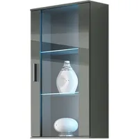 Cama Meble hanging display cabinet Soho grey/grey gloss Sohowits2 Sz/Sz
