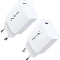 Choetech charger set Q5004 20W Pd iPhone 12 13 white 2Pcs 01.01.02.Mix2-Q5004-V5-Eu-Wh