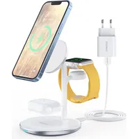 Choetech T585-F 3In1 inductive charging station iPhone 12 13, Airpods Pro, Apple Watch white 01.01.01.Xx-T585-F-V4-Eu101Ccsl