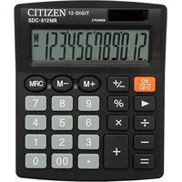 Citizen calculator Sdc-812Nr Desktop Basic Black Sdc812Nr