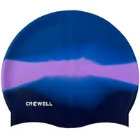 Crowell Multi Flame silicone swimming cap col.21 Kol.21Na