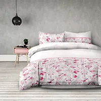 Decoking Flaneļa gultasveļa 200X220 Sweetdreams sapņu ķērājs putnu ziedi rozā 5000355
