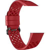 Devia band Deluxe Sport Mesh for Fitbit Charge 3  4 red L Gsm0110047