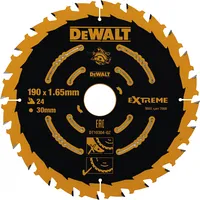 Dewalt-Akcesoria Extreme ripzāģis koka griešanai 190X30X1,65Mm, 24 zobi Dewalt Dt10304-Qz