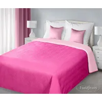 Divpusējs gultas pārklājs 220X240 Wave 16 Magenta  gaiši rozā 991843