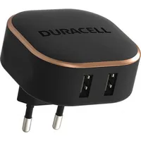 Duracell Wall Charger 2Xusb 2.4A 24W Black Dracusb16-Eu