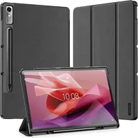 Dux Ducis Domo smart sleep case for Lenovo Tab P12 12.7 tablet - black 12.7-Pc Black