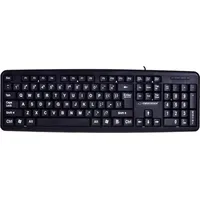 Esperanza Ek129 keyboard Usb Qwerty Uk English Black