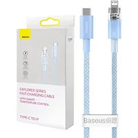 Fast Charging cable Baseus Usb-C to Lightning  Explorer Series 1M, 20W Blue Cats010203