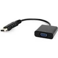 Gembird A-Dpm-Vgaf-02 video cable adapter 0.15 m Vga D-Sub Displayport Black