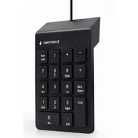 Gembird Usb numeric keypad Black slim Kpd-U-02