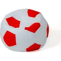 Go Gift Sako bag pouf Ball white-red L 80 cm Art1205925