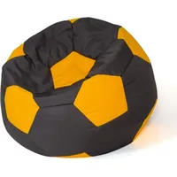 Go Gift Sako bag pouffe Ball black-yellow Xl 120 cm Art1205960