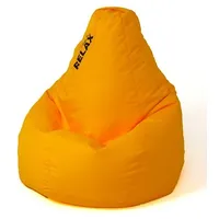 Go Gift Sako bag pouffe Pear yellow L 105 x 80 cm Art1206030