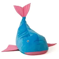 Go Gift Sako bag pouffe Whale blue-pink L 110 x 80 cm Art1205989