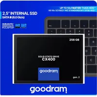 Goodram Ssd Cx400-G2 256Gb 2,5 Sata3 5908267923443
