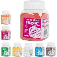 Gsg24 Mix Krāsains aromatizēts cukurs kokvilnas konfektei Komplekts 8X 400G 1019716