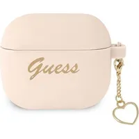 Guess case for Airpods 3 Gua3Lschsp pink Silicone Heart Charm