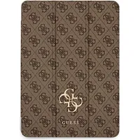Guess Guic11G4Gfbr iPad 11 2021 Book Cover brąz brown 4G Collection