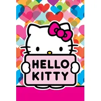 Hello Kitty dvielis 40X60 Colorful Hearts 06T 7520 203593