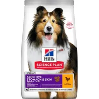 Hills Science Plan Canine Adult Sensitive Stomach  Skin Medium Breed Chicken - dry dog food 2,5 kg Art1815383