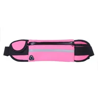 Hurtel Skriešanas jostas ūdens pudeles somas telefona maciņš ar austiņu izvadi rozā krāsā 7426825366511