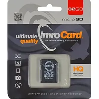 Imro memory card 32Gb microSDHC cl. 10 Uhs-I  adapter Microsd10/32Gadpuhs