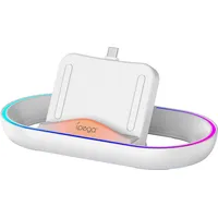 iPega P5P02 Charger Dock with Rgb for Playstation Portal Remote Player White Pg-P5P02