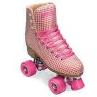 Isostar Impala Squad Skate Pink Tartan roller skates A084-Rollerskate