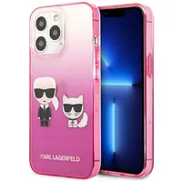 Karl Lagerfeld Klhcp13Ltgkcp iPhone 13 Pro  6,1 hardcase różowy pink Gradient Ikonik Choupette