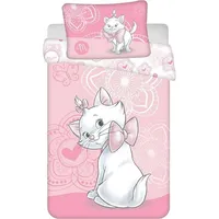Kokvilnas gultasveļa 100X135 Cat Marie 5511 Kaķu rozā gultiņai 5300849