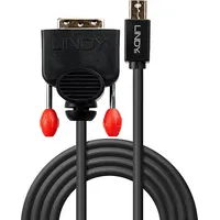 Lindy Cable Mini Dp To Dvi 2M/Black 41952