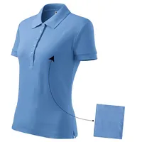 Malfini Cotton polo shirt W Mli-21315 sky blue