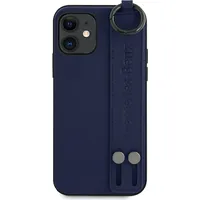 Mercedes Mehcp12Slssna iPhone 12 mini 5,4 niebieski navy hardcase Strap Line