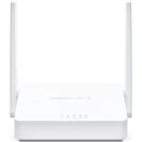Mercusys Wireless N Adsl2 Modem Router Mw300D 802.11N, 300 Mbit/S, 10/100 Ethernet Lan Rj-45 ports 3, Antenna type  2External, White